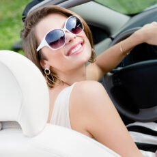 Lady driving 1